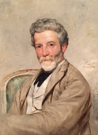 Portrait of the Painter Giovanni Mochi by Alfredo Valenzuela Puelma